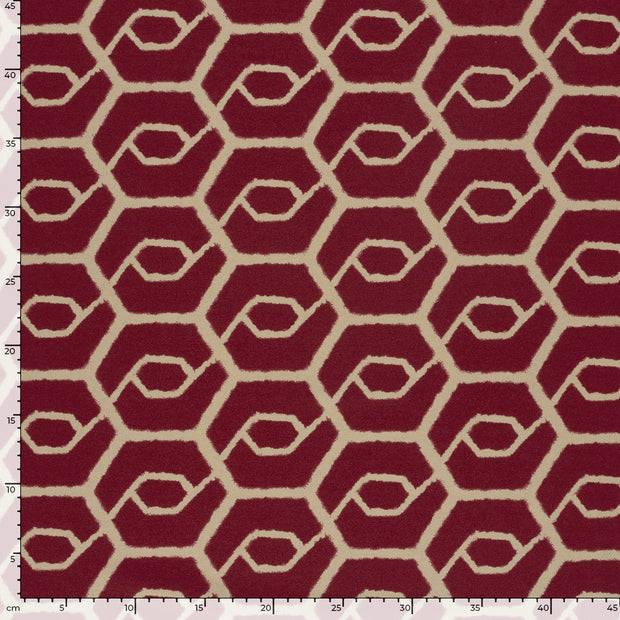 Punta di Roma tela Abstracto Burdeos