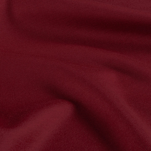 Punta di Roma fabric Unicolour Dark Red