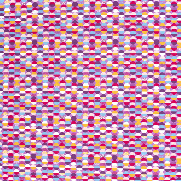 Baumwolle Popeline fabrik Lila matt 