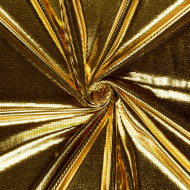 Jersey de Polyester tissu Doré imprime et enduit 