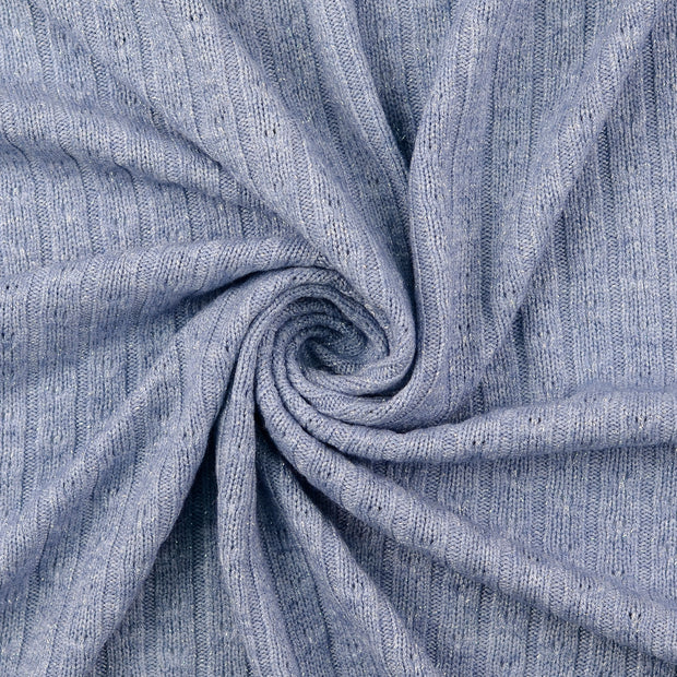 Heavy Knit tela Índigo 