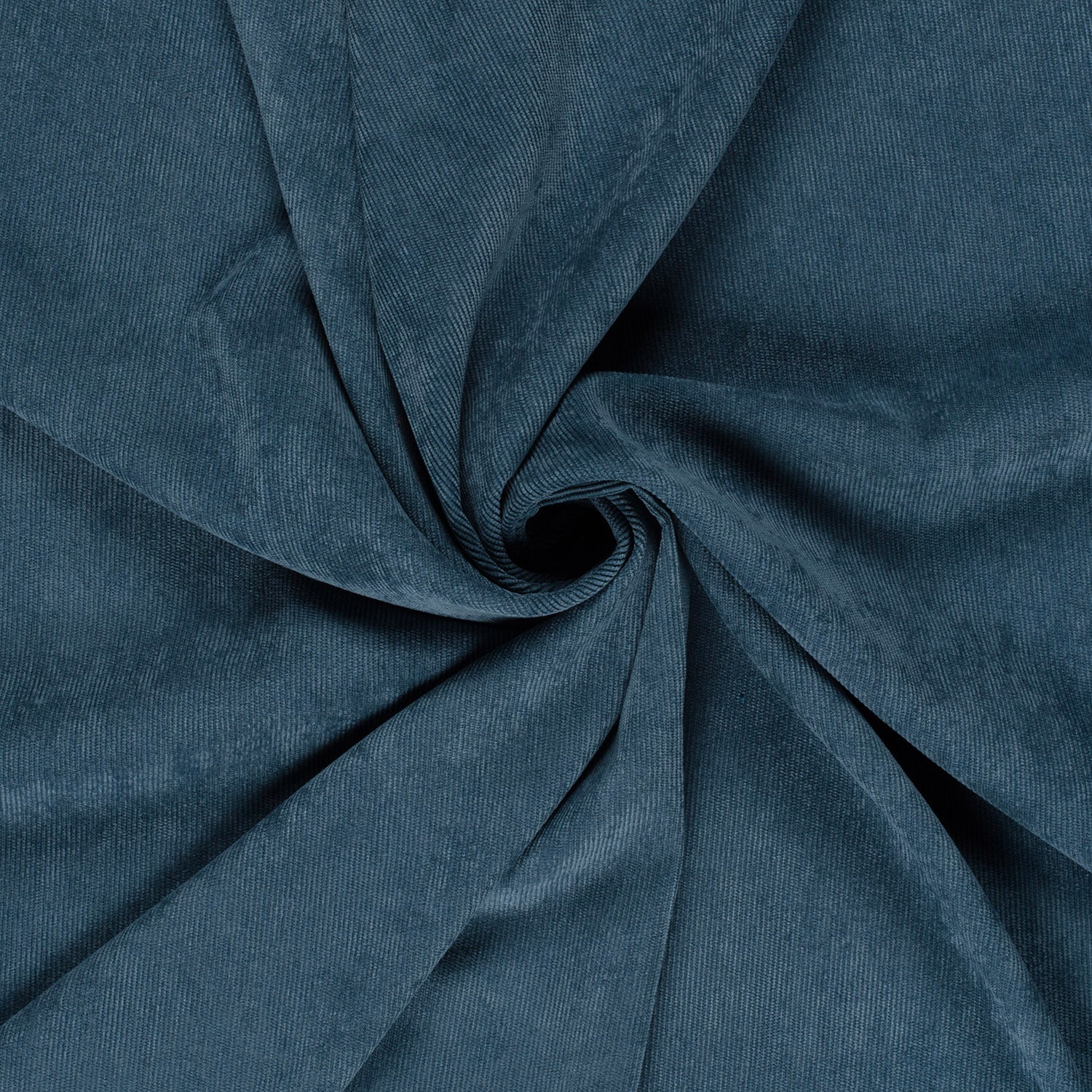 Babycord Stretch 21w fabric Unicolour Indigo | Wholesale fabrics