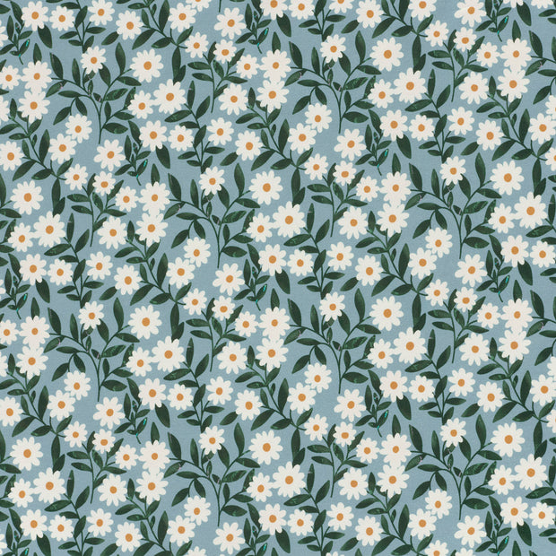 French Terry fabric Ice Blue matte 