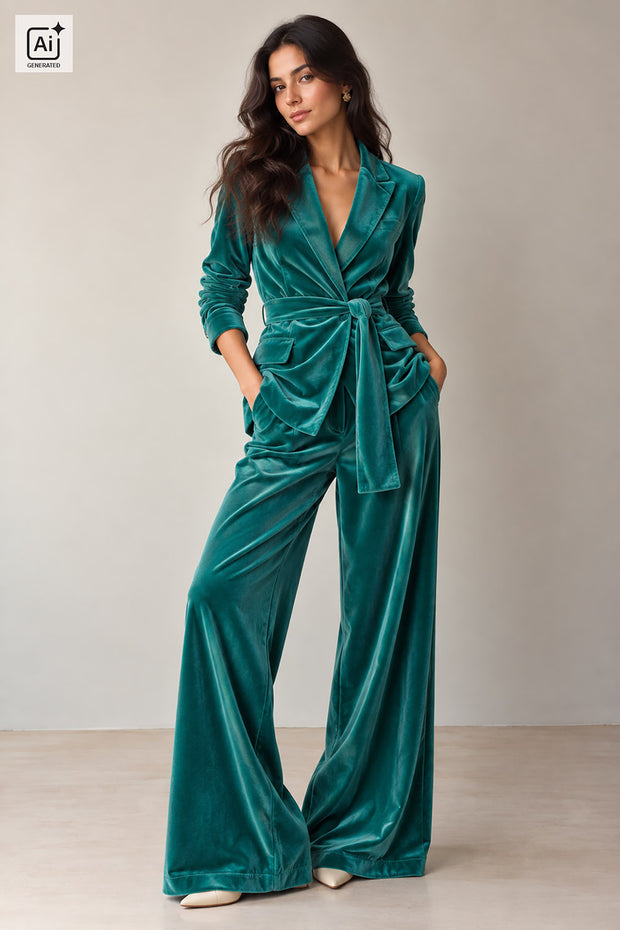 Supersoft Velvet fabric Unicolour Petrol