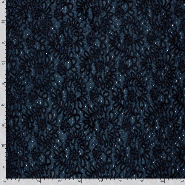 Chenille fabrik Uni Marine