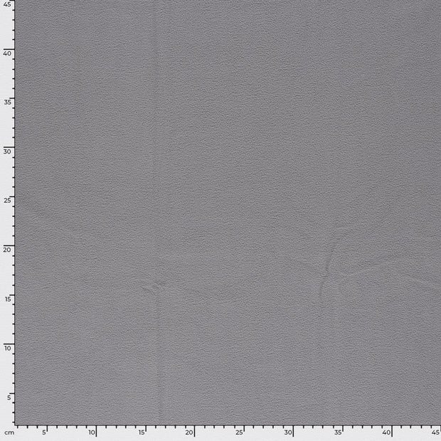 Fleece stof Effen Licht grijs