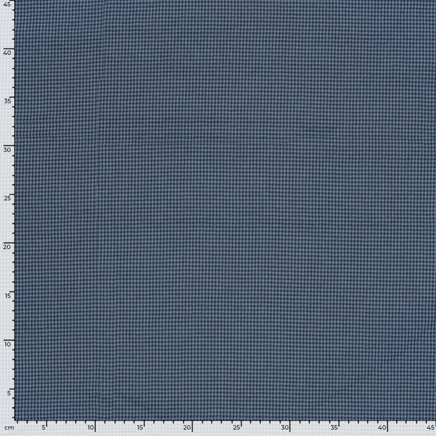 Cotton Poplin fabric Unicolour Navy