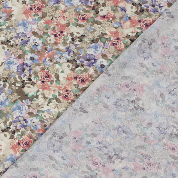 Polyester Bubble fabrik Blumen 