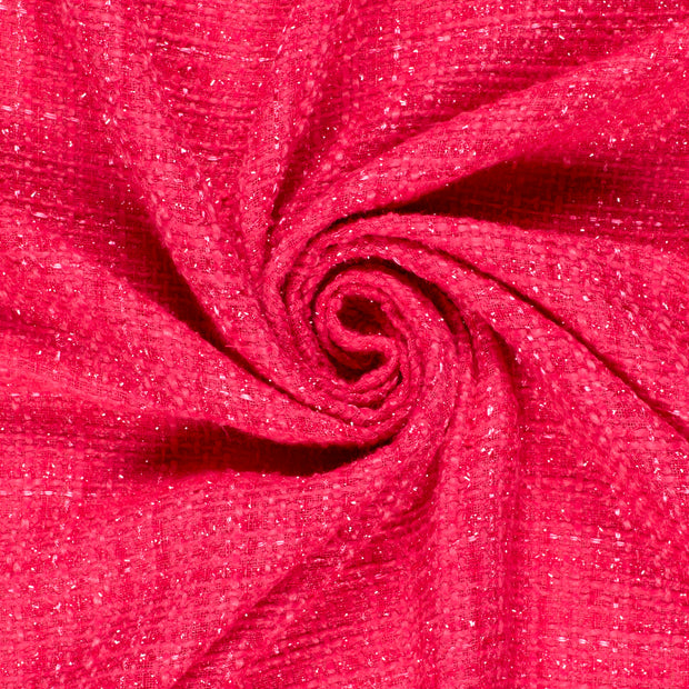 Jacquard fabric Unicolour Dark Red