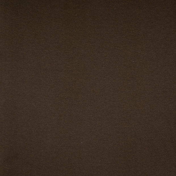 Heavy Knit fabrik Uni Braun