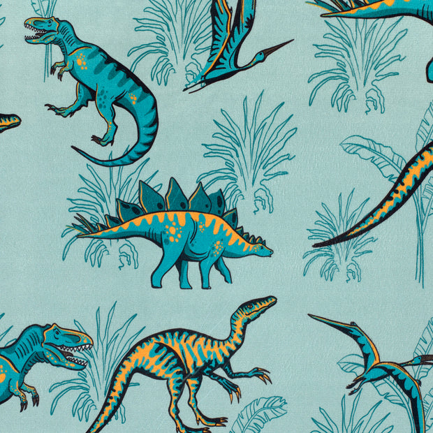 Beach towel fabric Dark Mint matte 