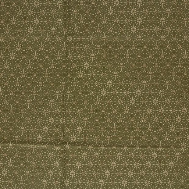 Cotton Poplin fabric Olive Green 