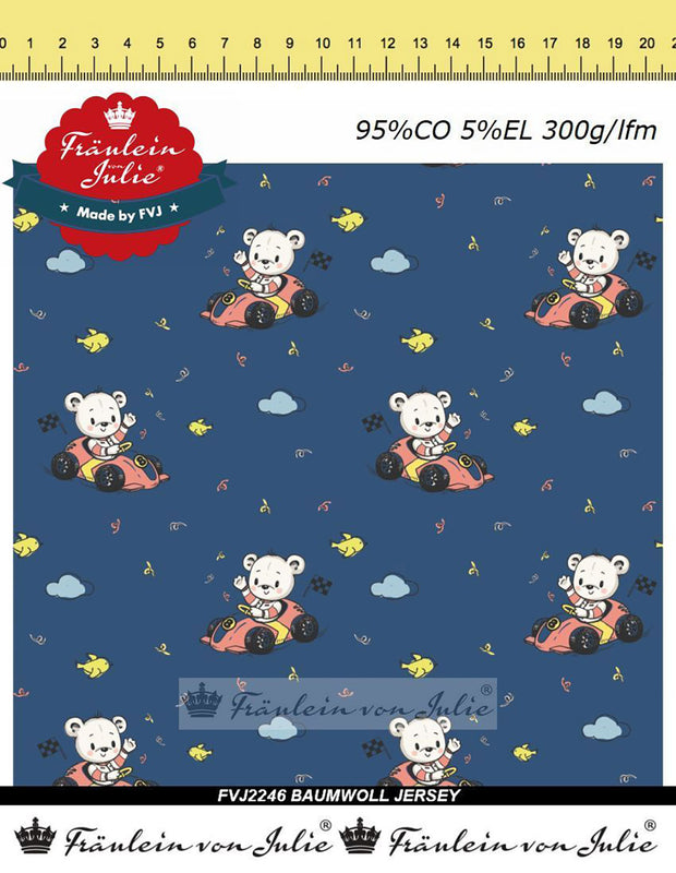 Cotton Jersey fabric Abstract 