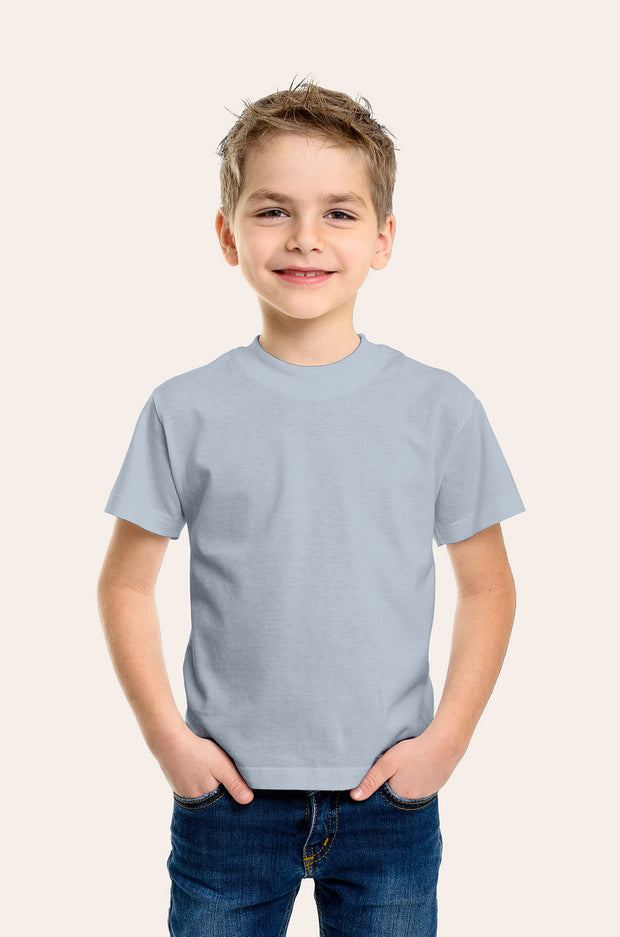 Jersey stof Effen Luchtblauw