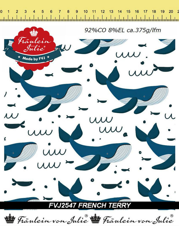 French Terry fabric Abstract 