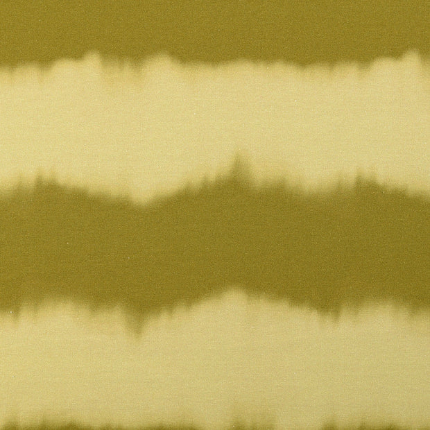 French Terry fabric Stripes Olive Green