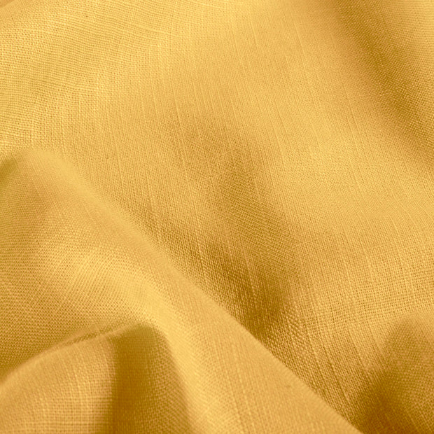 Lino tela Unicolor Ocre