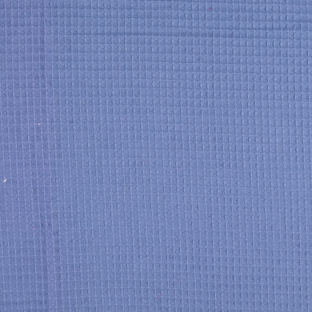 Waffle piqué fabric Unicolour Indigo