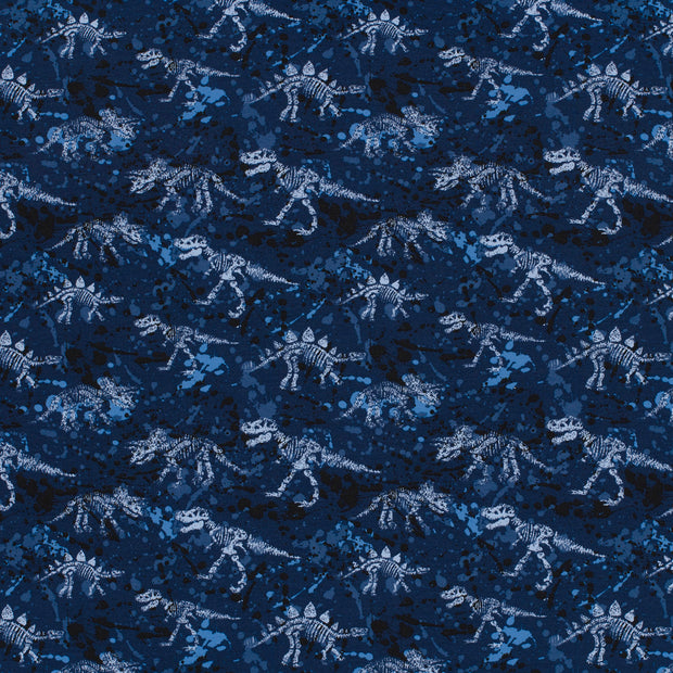 French Terry fabric Navy matte 