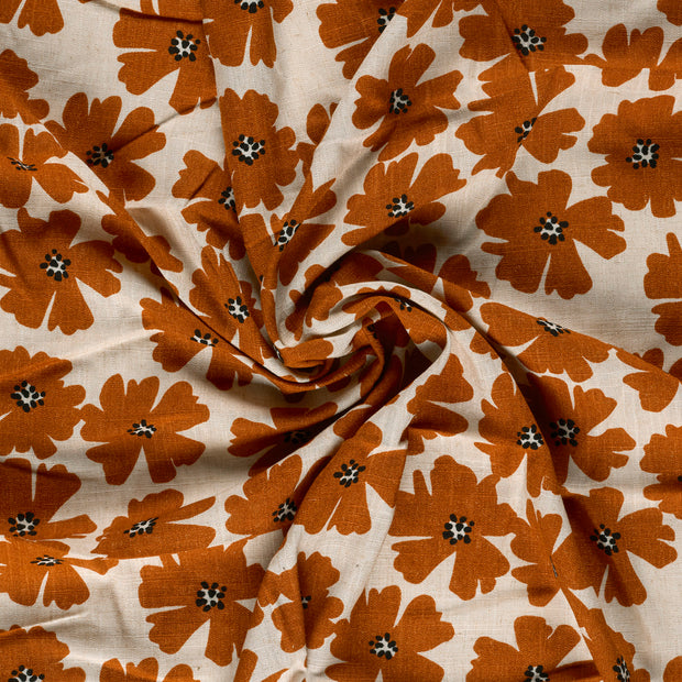  fabric Brique printed 