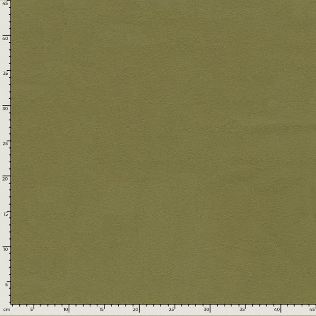Cotton Fleece fabric Unicolour Forest Green