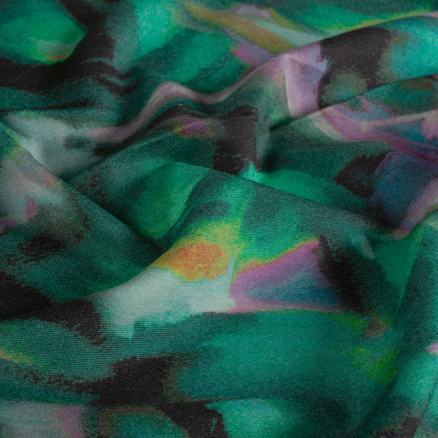 Punta di Roma fabric Abstract Turquoise