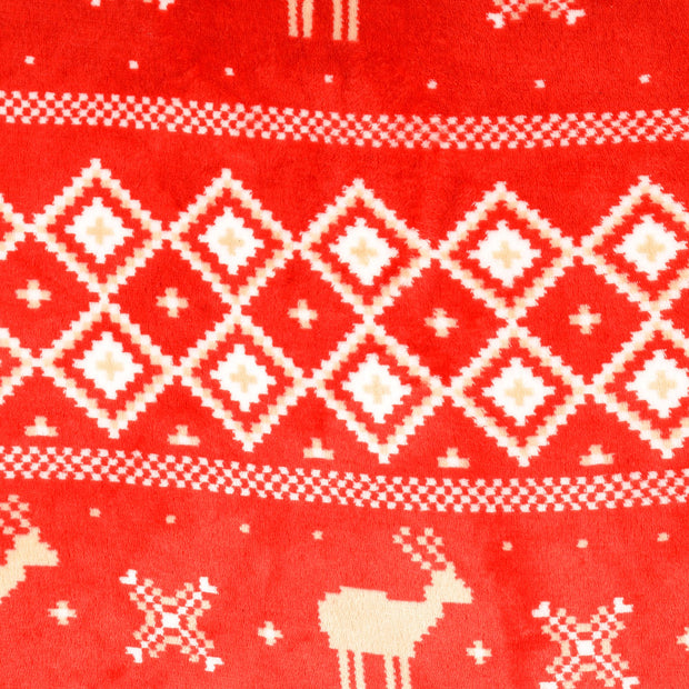 Fleece fabric Red 