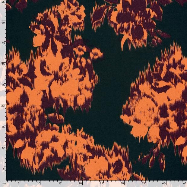Punta di Roma fabric Abstract Dark Grey