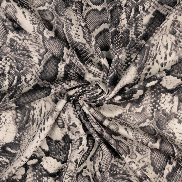 Viscose Satin fabric Grey 