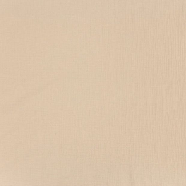 Muslin fabric Beige matte 