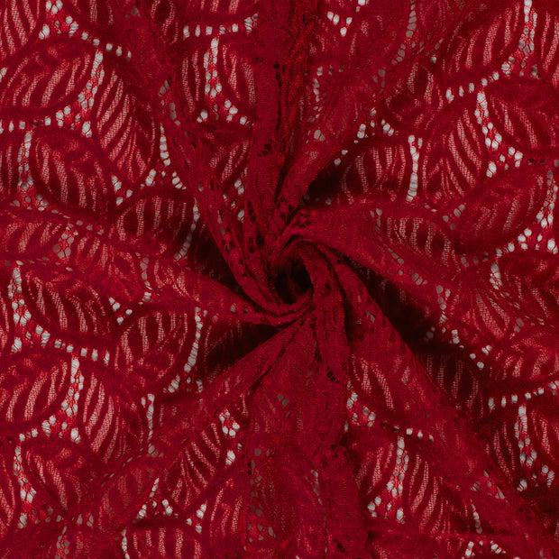 Chenille fabrik Dunkelrot 