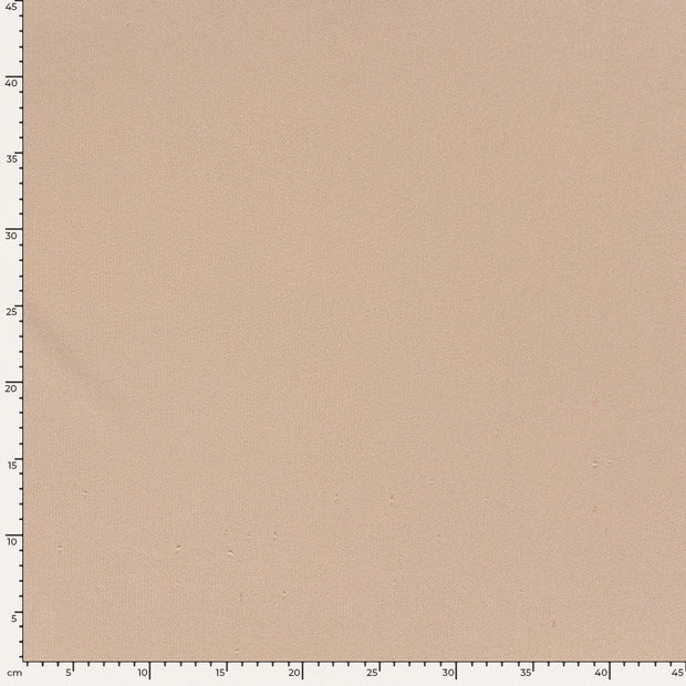 Heavy Knit stof Effen Beige
