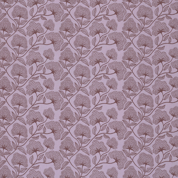 Cotton Poplin fabric Lila matte 