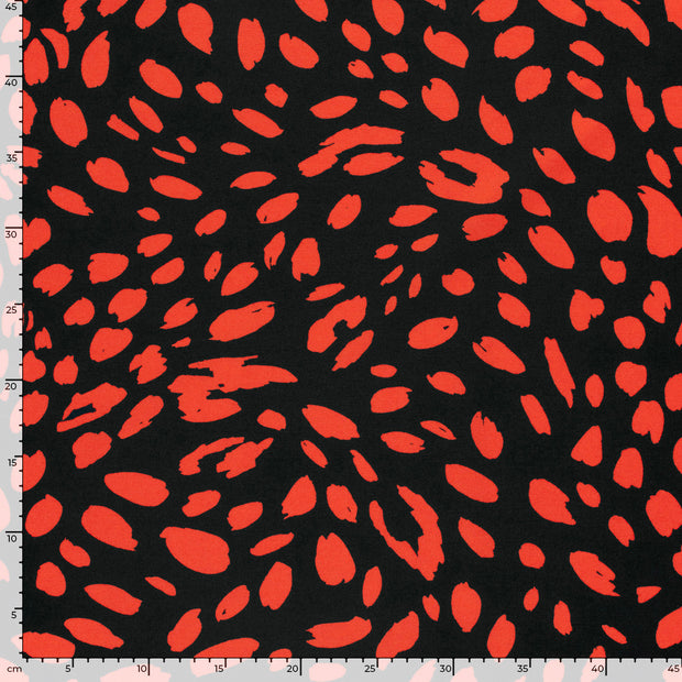 Milano tissu Abstrait Orange