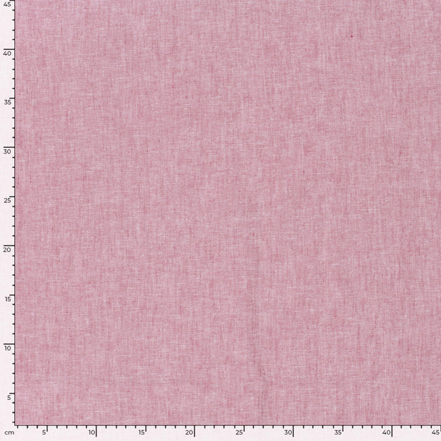 Chambré tissu Melange Rouge Bordeaux