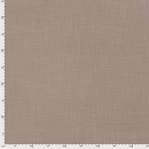 Muslin fabric Unicolour Beige