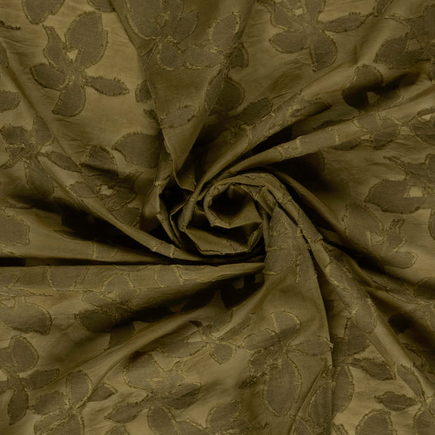  fabric Olive Green burnout 