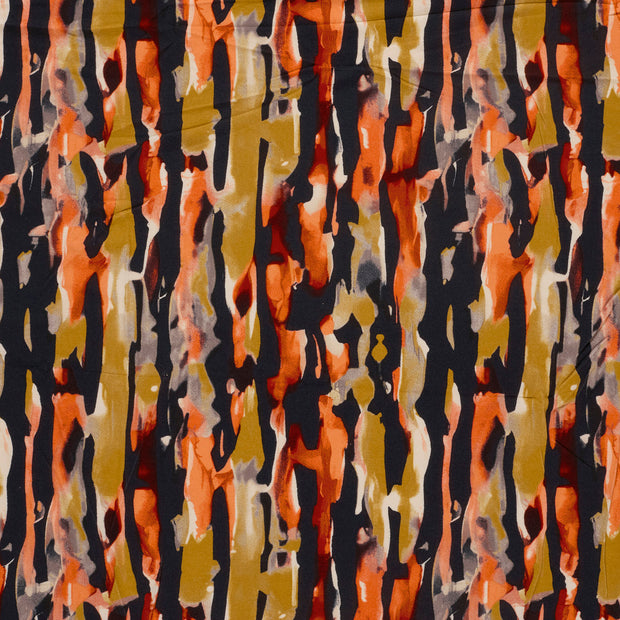 Viscose Vortex Jerséis tela Ladrillo mate 