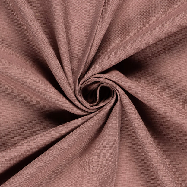Lino Viscosa Tejido tela Unicolor Rosa