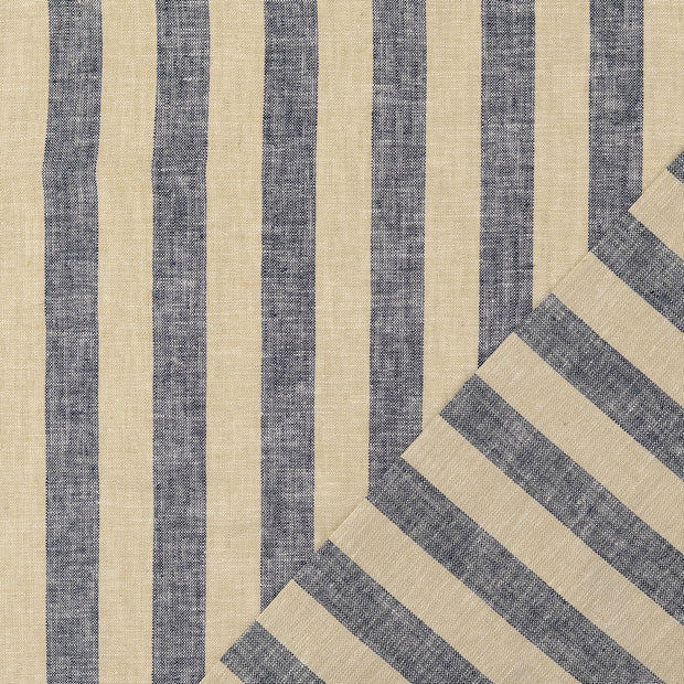 Linen fabric Black 