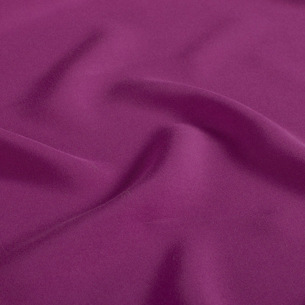 Viscose Poplin fabric Unicolour Magenta