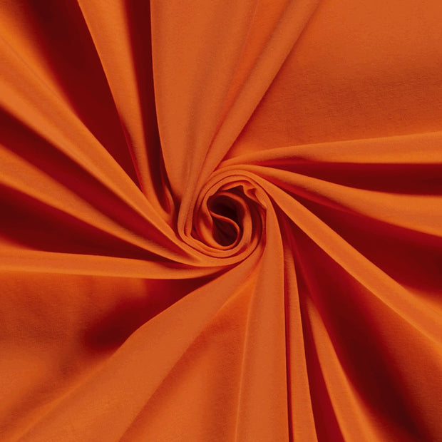 Jersey tissu Unicolore Orange