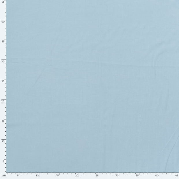 Viscose Poplin fabric Unicolour Baby Blue