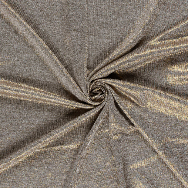 Polyester Jersey fabrik Gold Lurex 