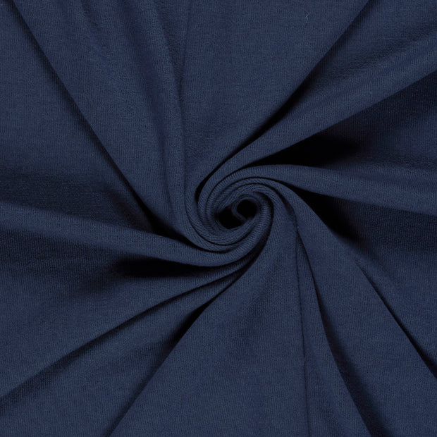 Poly Viscose Jersey fabric Navy 