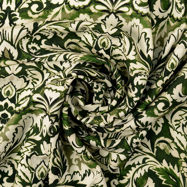 Viscose Crêpe fabric Olive Green 
