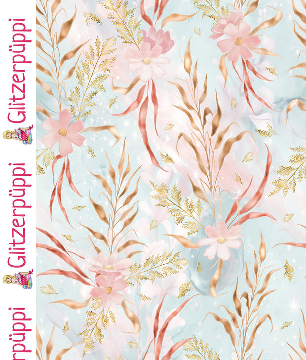 Jersey fabric Nature Baby Blue