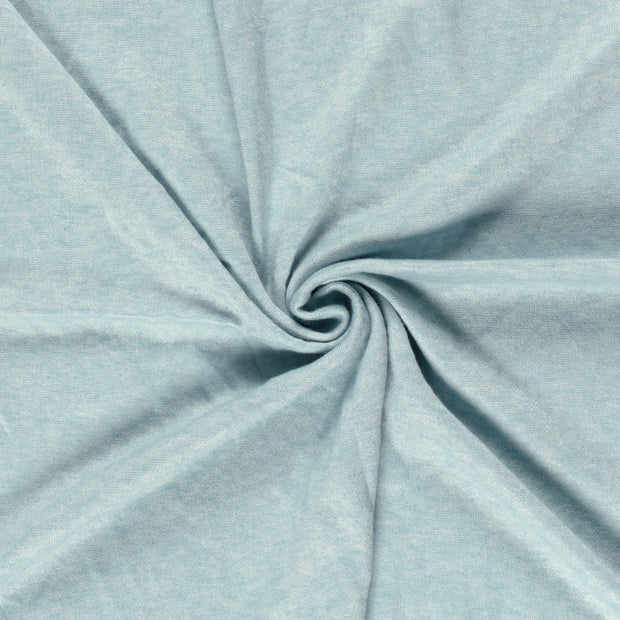 Heavy Knit fabrik Babyblau gebürstet 