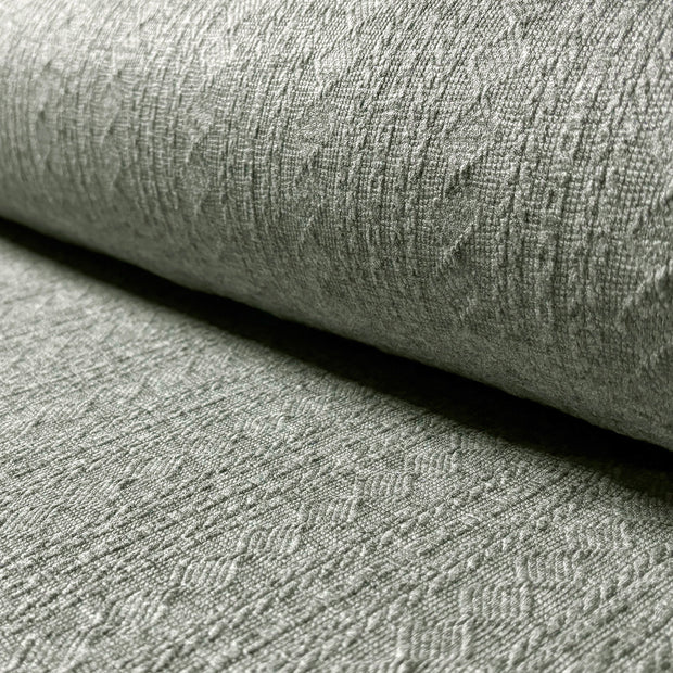 Rib Jersey fabric Melange Khaki Green