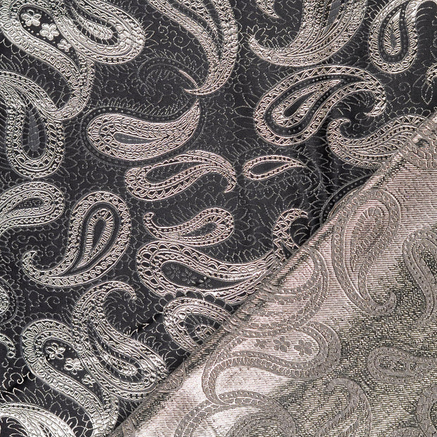 PES Jacquard fabrik Schwarz 